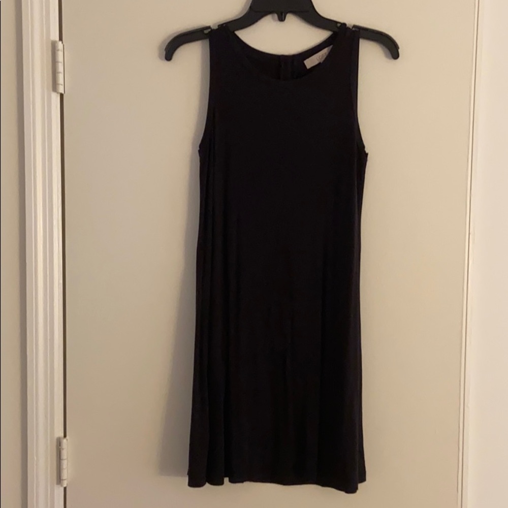 Black Sleeveless Tshirt Dress